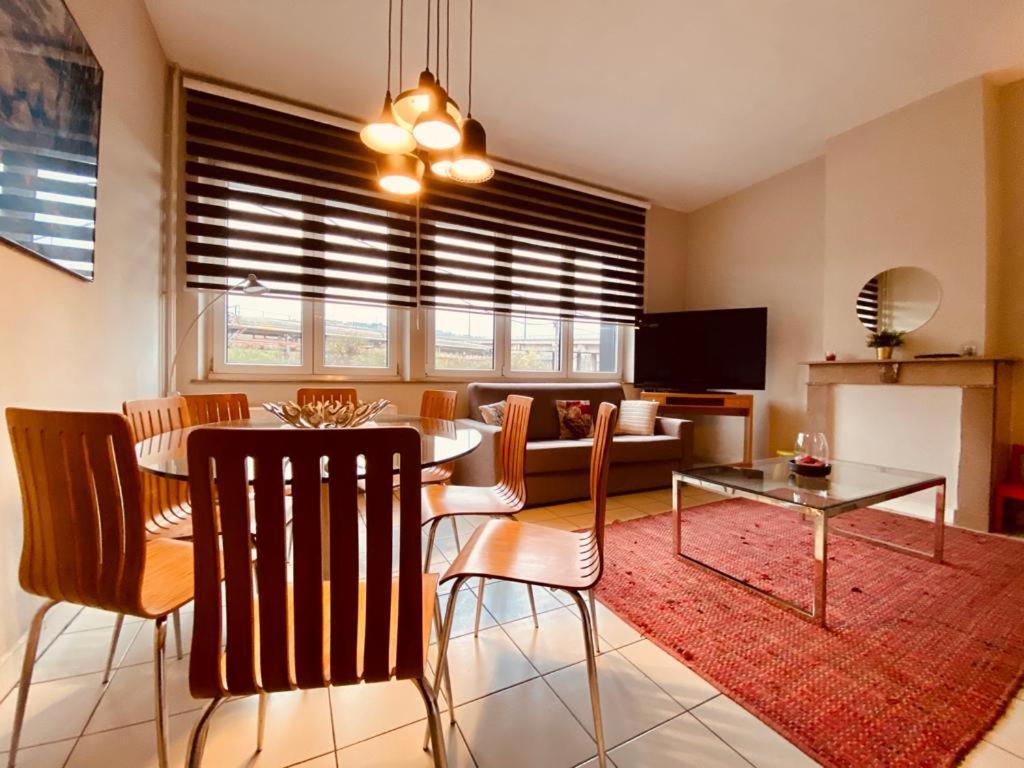Apartamento Fenetre Sur Le Standard De Liege Ougree Exterior foto