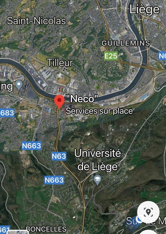 Apartamento Fenetre Sur Le Standard De Liege Ougree Exterior foto